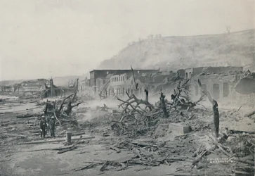 S. Pierre efter udbruddet, 1916