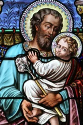 Saint-Joseph og Jesus, Bons-en-Chablais, Frankrig