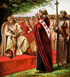 Sankt Augustin og sakserne, c1850