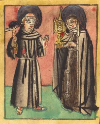 Saint Francis og Saint Clara, 14501470.