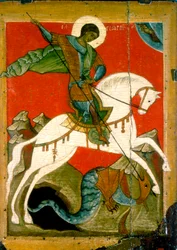 Sankt Georg og dragen, slutningen af det 14. århundrede