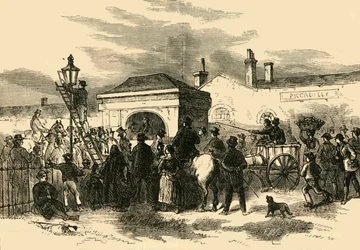 Salg af Hyde Park Turnpike, c1876.