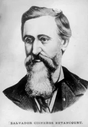 Salvador Cisneros Betancourt, markis af Santa Lucia 1828 - 1914, cubansk politiker, c1910