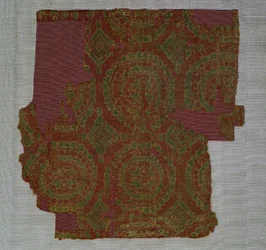 Samit med rundeller af rosetter, 700-800-tal.