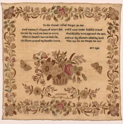 Sampler, 1800-tallet.