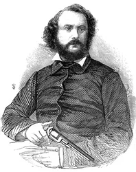 Samuel Colt 1814-1862, opfinder af Colt-revolveren, 1856