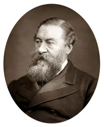 Samuel White Baker 1821-1893, engelsk opdagelsesrejsende og anti-slaveriforkæmper, c1880