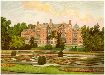 Sandringham, Norfolk, hjemsted for prinsen af Wales, c1880