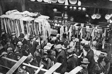 Lørdag på Berwick Street Market, Soho, London, 1926-1927