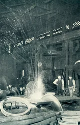 Savning af koldt stål, 1922.