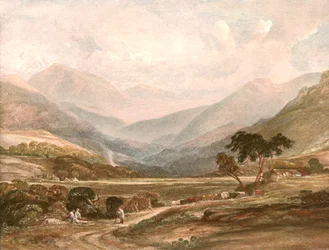 Scene i Glen Lochy, c1900.