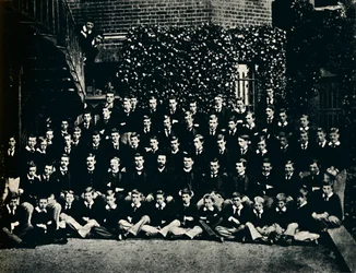 Skolehuset, Harrow, 1887, 1945.