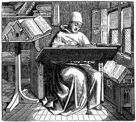 Skriver eller afskriver, 1400-tallet, 1870