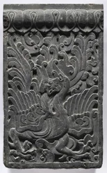 Sektion af en kisteplatform: Phoenix, 550-577.