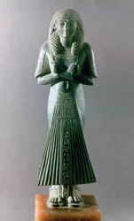 Shabti eller Ushabti, en begravelsesfigur, Egypten, 18. dynasti
