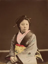 Shin, en velkendt tehuspige i Yokohama, 1870