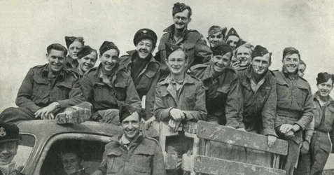 Sidi Barrani: jordpersonel fra Royal Air Force, omkring 1942-1943, 1945