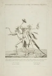 Beskrivelse af Chouanerne og andre kontrarevolutionære, ca. 1793.