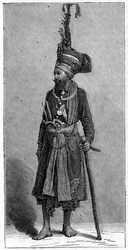 Sikh-høvding, 1886