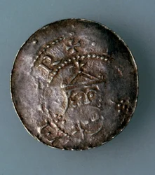 Sølv denar fra byen Hildesheim, Tyskland, c1045-c1056