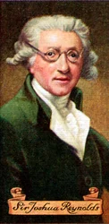 Sir Joshua Reynolds, taget fra en række cigaretkort, 1935