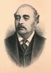 Sir Matthew White Ridley, 1. Viscount Ridley 1842-1904, britisk konservativ politiker og sta.