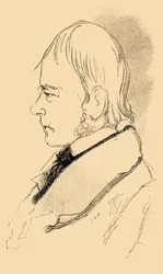 Sir Walter Scott - Kopi af en skitse fra livet, 1882.