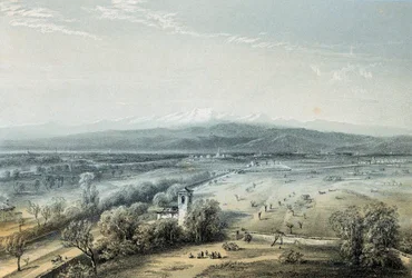 Sted for slaget ved Magenta, Italien, 4. juni 1859