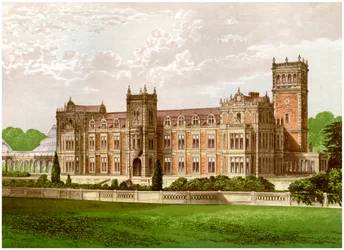 Somerleyton, Suffolk, hjemsted for Baronet Crossley, c1880
