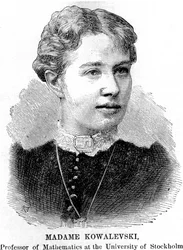 Sonia Sophie Kowalevski, russisk matematiker, 1888
