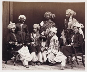 Sønner af Nowroz Khan med ledsagere, c 1878