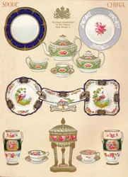 Spode Kina: WTCopeland & Sons, Stoke-on-Trent, 1700-tallet, 1913