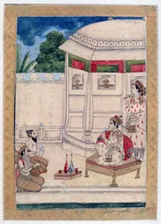 Shree Raag, Ragamala Album, School of Rajasthan, 19th Century