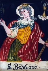 Sankt Barbara, kristen jomfrumartyr, 1800-tallet