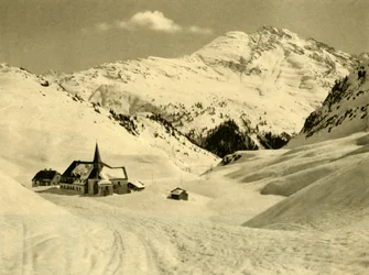 St Christoph am Arlberg, Østrig, c1935.