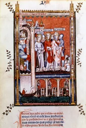 St Denis er vist martyrerne, 1317