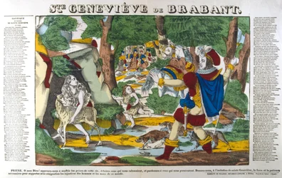 St Genevieve af Brabant i skoven, 1800-tallet