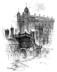 St Georges Chapel, Windsor, Berkshire, c1888