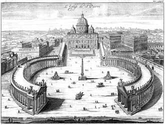 Peterskirken, Rom, 1702