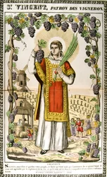 St Vincent, spansk kristen martyr, 1800-tallet