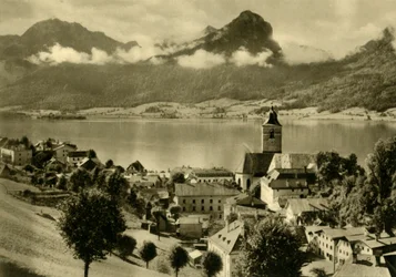 St Wolfgang im Salzkammergut, Øvre Østrig, c1935.