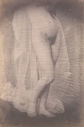 [Stående kvinde nøgen], ca. 1856.