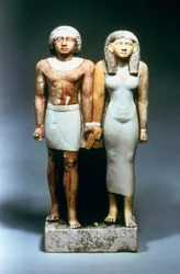 Statue af egyptisk par, 5. dynasti