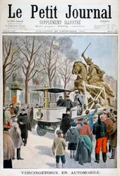 Statue af Vercingetorix i transit, Frankrig 1901