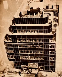 Stål, beton og glas, laver moderne bygninger, 1935.