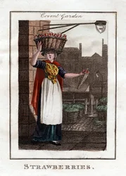 Jordbær, Covent Garden, London, 1805