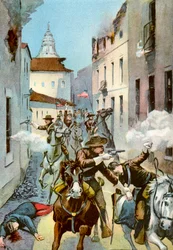 Gadekamp i Santiago, Cuba, spansk-amerikansk krig, 1898