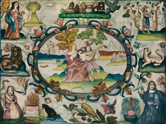 Stubværksbillede, jakobsk periode, c1615