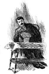 Emne, der går i en hypnotisk trance, 1891