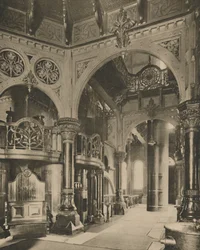 Sublimeret spildevandsstation: Maskinhuset ved Abbey Mills, c1935.